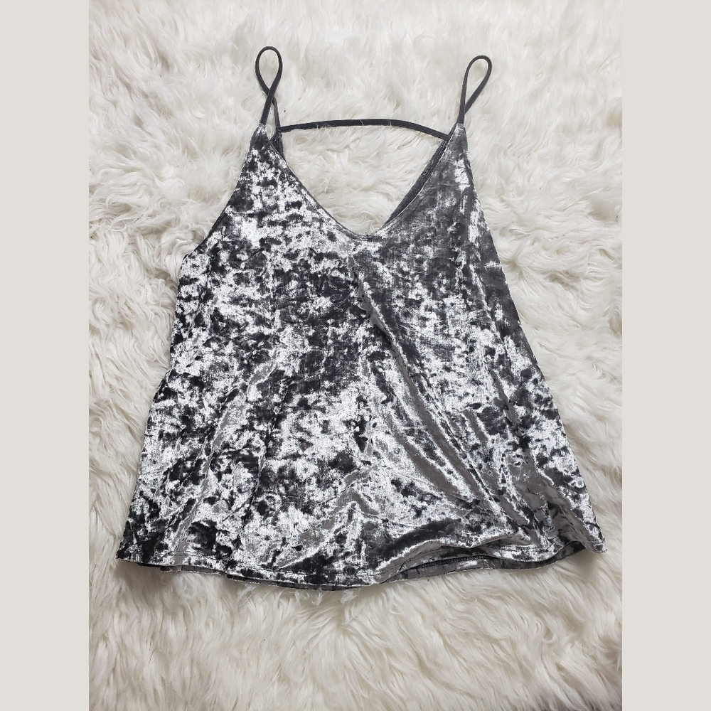 Velour American Eagle Tank Top
